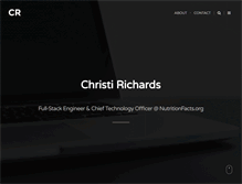 Tablet Screenshot of christirichards.com